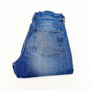 Mott & Bow Boyfriend Dark Wash Denim Jeans Straight Leg Size 26 x 28